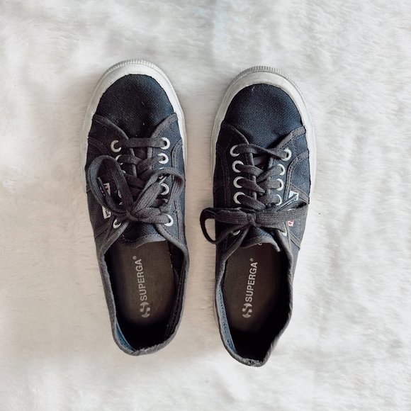 SUPERGA Lace Up Cotu Sneakers - Picture 2 of 5